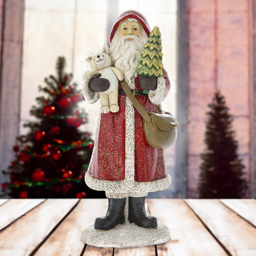 Roter Weihnachtssanta