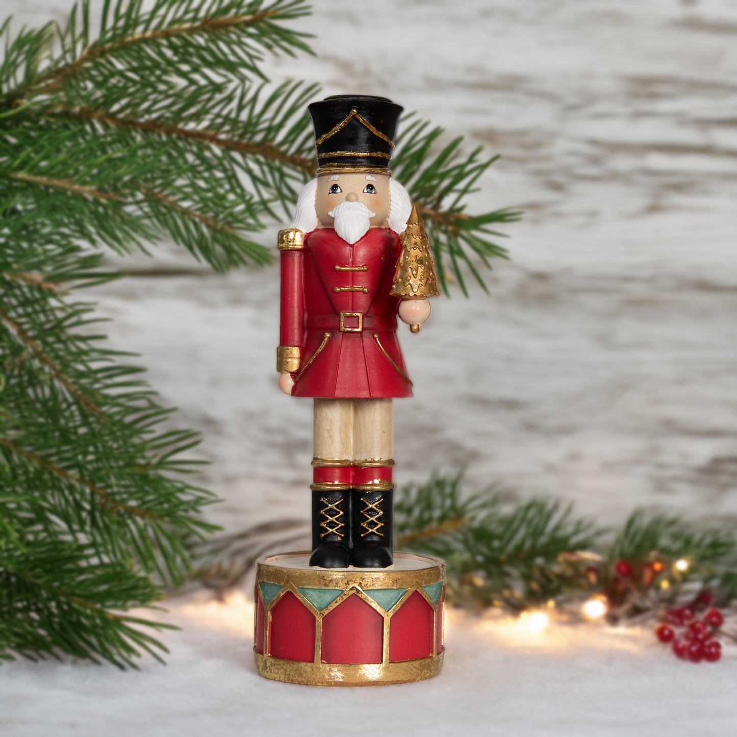 Kerzenständer Nussknacker roter König