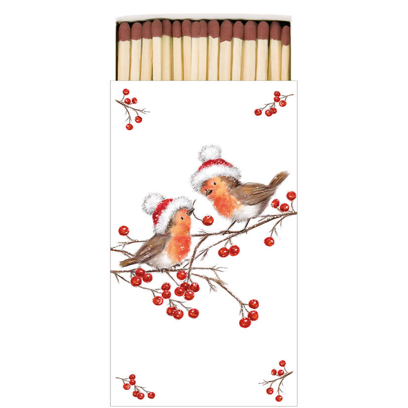 Weihnächtliche Rotkehlchen Streichhölzer