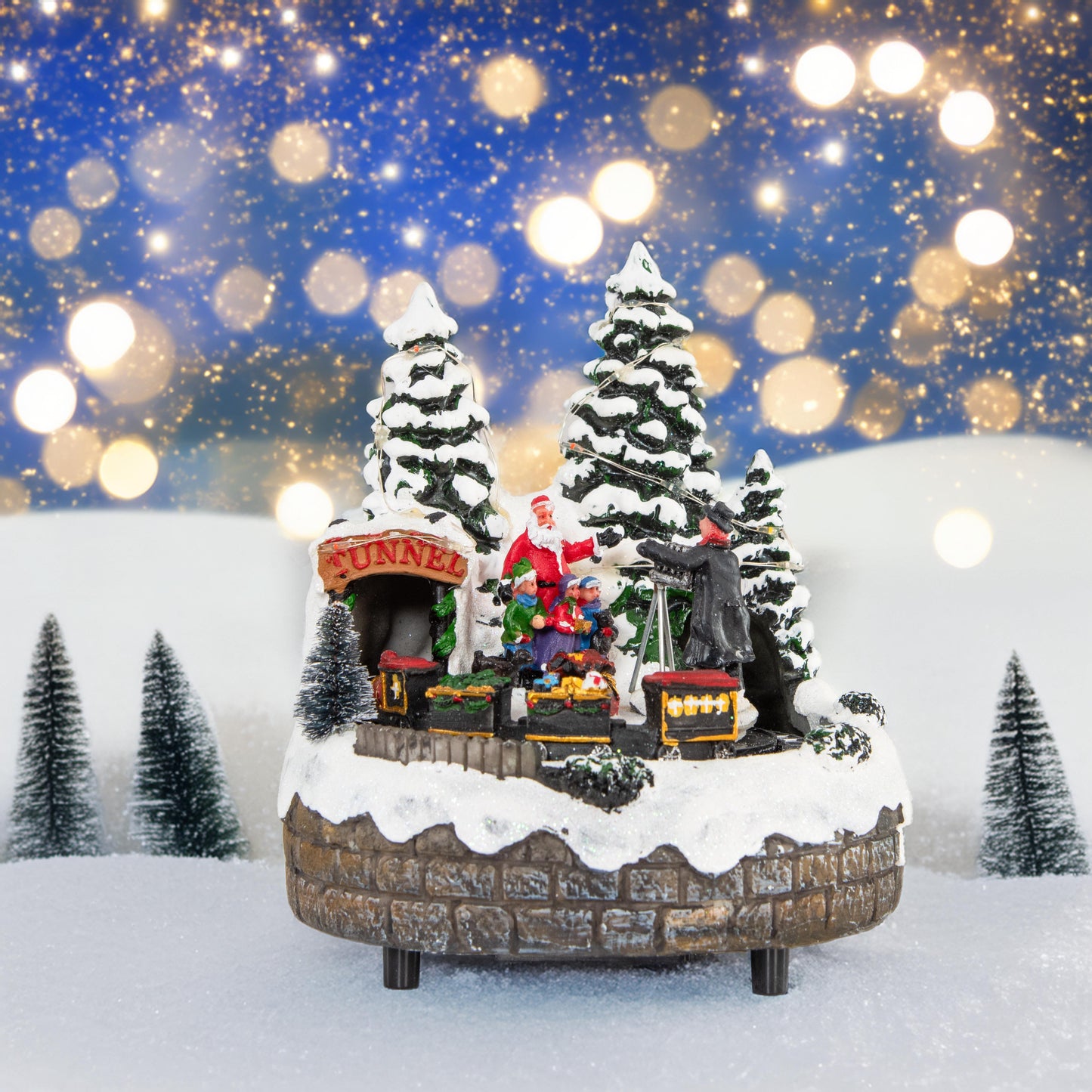 Weihnachtsmann mit Fotograf