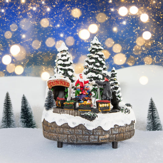 Weihnachtsmann mit Fotograf