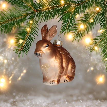 Hase mit Glitzerstreifen