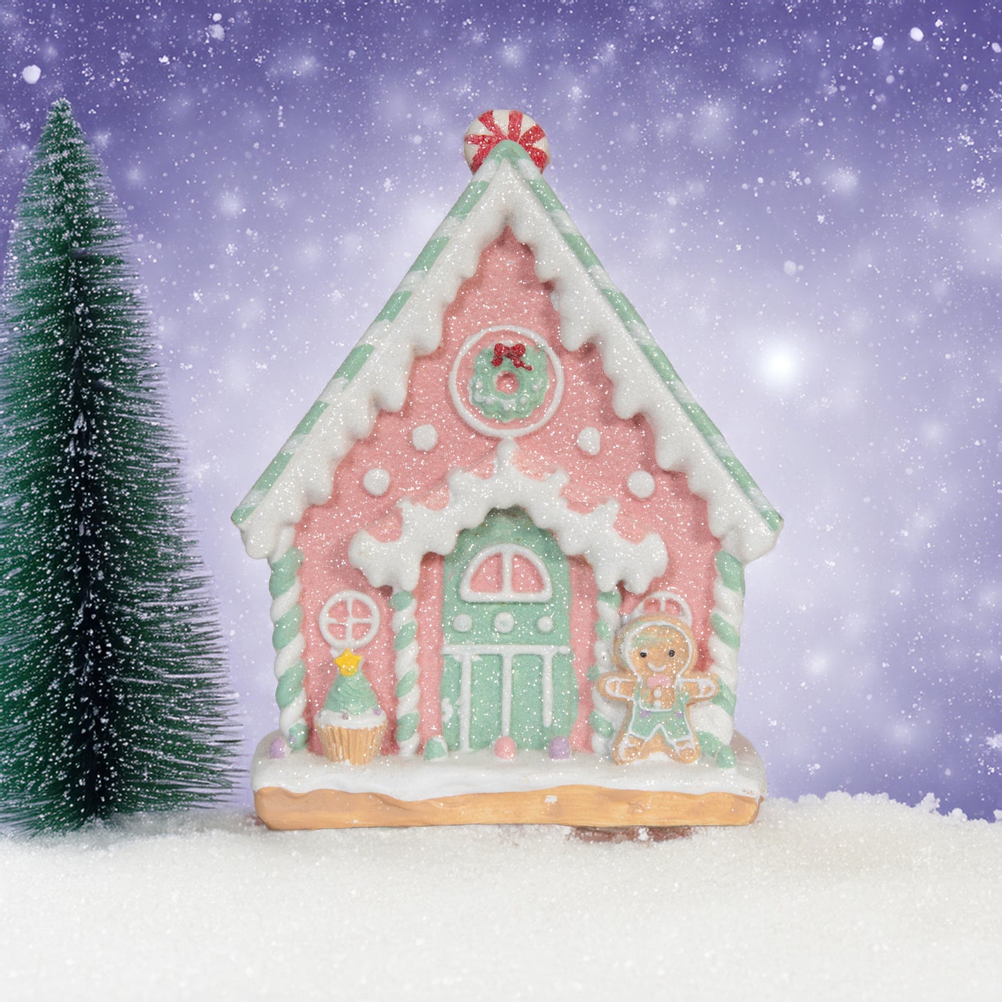 Lebkuchenhaus Pastell